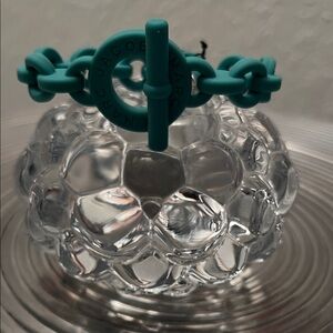 MARC by MARC JACOBS NWT AQUA LAGOON RUBBER STRETCH OSFM BRACELET